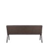 LABEL51 Eetkamerbank Matz - Antraciet - Microfiber - 175 cm Microfiber