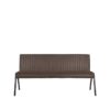 LABEL51 Eetkamerbank Matz - Antraciet - Microfiber - 175 cm Matz