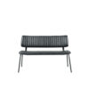 LABEL51 Eetkamerbank Gusto - Zwart - PU-Leder - 120 cm Gusto
