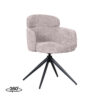LABEL51 Eetkamerstoel Levi - Naturel - Elite - Black Frame