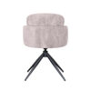 LABEL51 Eetkamerstoel Levi - Naturel - Elite - Black Frame - Afbeelding 5