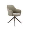 LABEL51 Eetkamerstoel Bern - Truffel grijs - Boucle - Bronze Frame Bern