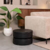 LABEL51 Salontafel Milly - Zwart - Mangohout - 50 cm Milly