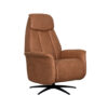 LABEL51 Fauteuil Oslo - Cognac - Micro Suede - One Size Micro Suede