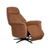 LABEL51 Fauteuil Oslo - Cognac - Micro Suede - One Size - Afbeelding 4