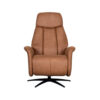LABEL51 Fauteuil Oslo - Cognac - Micro Suede - One Size - Afbeelding 5