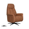 LABEL51 Fauteuil Oslo - Cognac - Micro Suede - One Size Oslo