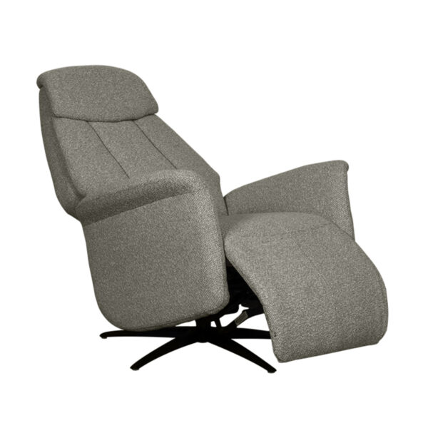 LABEL51 Fauteuil Oslo - Truffel grijs - Boucle - One Size Boucle