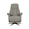LABEL51 Fauteuil Oslo - Truffel grijs - Boucle - One Size - Afbeelding 4
