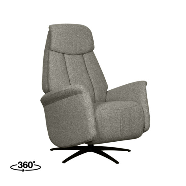 LABEL51 Fauteuil Oslo - Truffel grijs - Boucle - One Size
