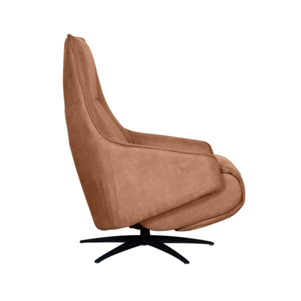 LABEL51 Fauteuil Odense - Cognac - Micro Suede - One Size - Afbeelding 5