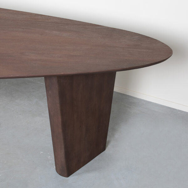 LABEL51 Eetkamertafel Wow - Espresso - Mangohout - 300x130 cm - Afbeelding 5