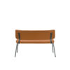 LABEL51 Eetkamerbank Gusto - Cognac - PU-Leder - 120 cm PU-Leder
