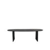 LABEL51 Eetkamertafel Cooper - Zwart - Mangohout - 210x110 cm Cooper