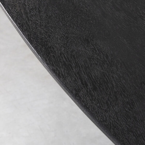 LABEL51 Eetkamertafel Cooper - Zwart - Mangohout - 210x110 cm Mangohout
