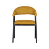 LABEL51 Eetkamerstoel Amaze - Oker - Breathe - Black Frame Breathe
