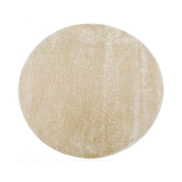 LABEL51 Vloerkleden Mila - Zand - Synthetisch - 200 cm - Rond