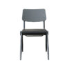 LABEL51 Eetkamerstoel Solid - Zwart - Hout - Black Frame Solid