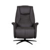 LABEL51 Fauteuil Stockholm - Antraciet - Micro Suede - One Size - Afbeelding 4