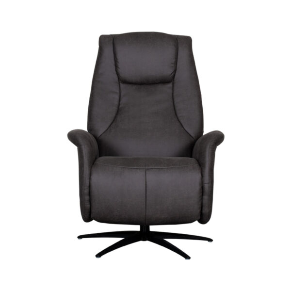 LABEL51 Fauteuil Stockholm - Antraciet - Micro Suede - One Size - Afbeelding 4