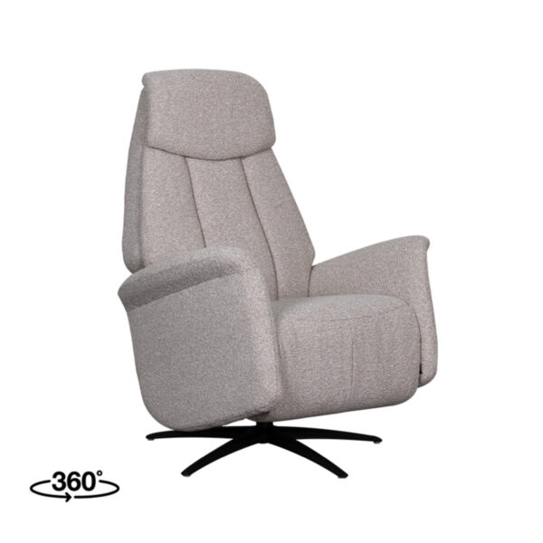LABEL51 Fauteuil Oslo - Naturel - Boucle - One Size Oslo
