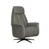 LABEL51 Fauteuil Oslo - Taupe - Micro Suede - One Size Oslo