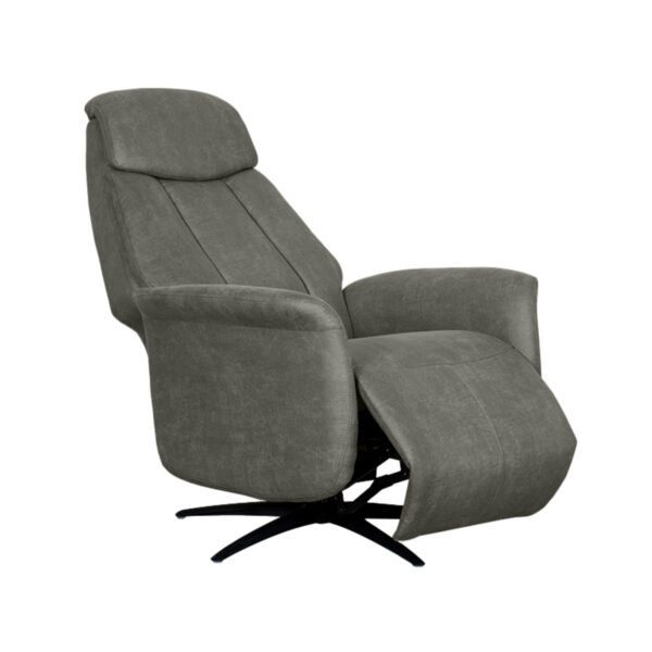 LABEL51 Fauteuil Oslo - Taupe - Micro Suede - One Size Micro Suede