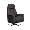 LABEL51 Fauteuil Oslo - Antraciet - Micro Suede - One Size Oslo
