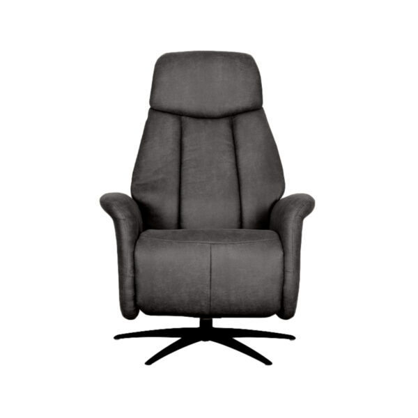 LABEL51 Fauteuil Oslo - Antraciet - Micro Suede - One Size - Afbeelding 4