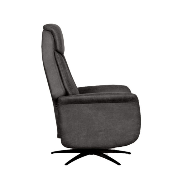 LABEL51 Fauteuil Oslo - Antraciet - Micro Suede - One Size - Afbeelding 5