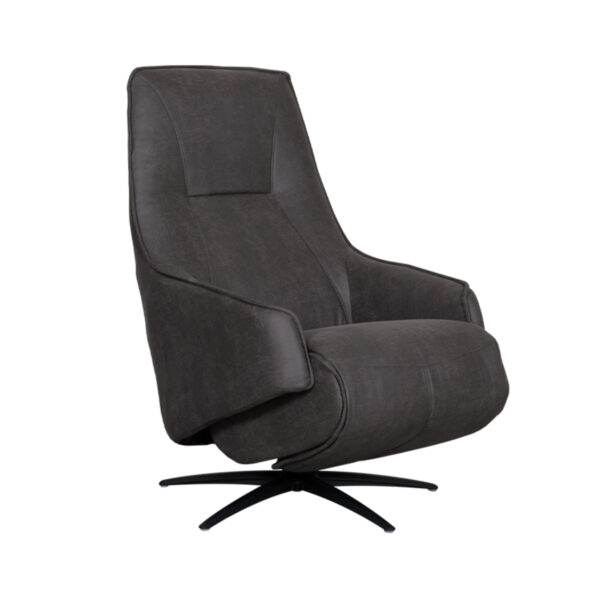 LABEL51 Fauteuil Odense - Antraciet - Micro Suede - One Size Micro Suede