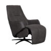 LABEL51 Fauteuil Odense - Antraciet - Micro Suede - One Size - Afbeelding 4