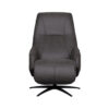 LABEL51 Fauteuil Odense - Antraciet - Micro Suede - One Size - Afbeelding 5