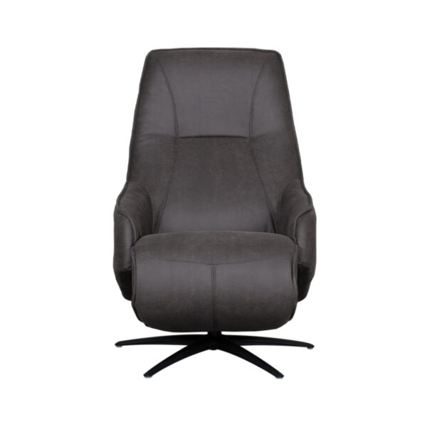 LABEL51 Fauteuil Odense - Antraciet - Micro Suede - One Size - Afbeelding 5