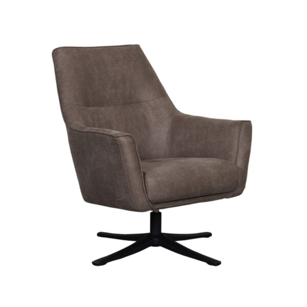 LABEL51 Fauteuil Tod - Taupe - Micro Suede - One Size Tod