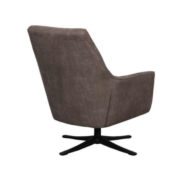 LABEL51 Fauteuil Tod - Taupe - Micro Suede - One Size - Afbeelding 5