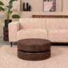 LABEL51 Salontafel Milly - Espresso - Mangohout - 70 cm - Rond