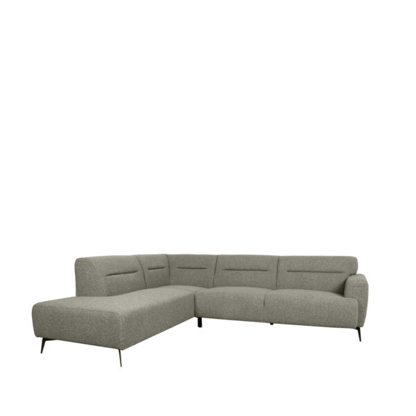 LABEL51 Hoekbank Bolzano - Truffel grijs - Boucle - Links Bolzano