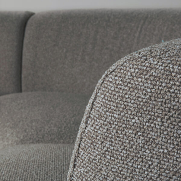 LABEL51 Bank Florence - Truffel grijs - Boucle - U-Bank - Afbeelding 4