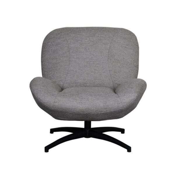 LABEL51 Fauteuil Clayton - Grijs - Canyon - One Size - Afbeelding 4