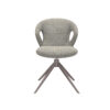 LABEL51 Eetkamerstoel Zurich - Truffel grijs - Boucle - Bronze Frame Boucle
