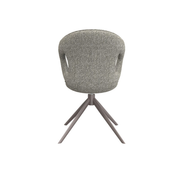 LABEL51 Eetkamerstoel Zurich - Truffel grijs - Boucle - Bronze Frame - Afbeelding 5