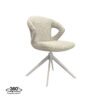 LABEL51 Eetkamerstoel Zurich - Naturel - Boucle - Taupe Frame Zurich