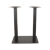 LABEL51 Bartafel Tafelpoot Dubbel - Zwart - Metaal - Dubbel - 92 cm Tafelpoot Dubbel