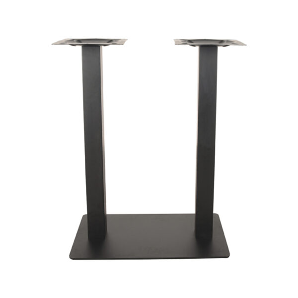 LABEL51 Bartafel Tafelpoot Dubbel - Zwart - Metaal - Dubbel - 92 cm Tafelpoot Dubbel