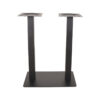 LABEL51 Bartafel Tafelpoot Dubbel - Zwart - Metaal - Dubbel - 92 cm Metaal