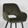 LABEL51 Eetkamerstoel Fer - Hunter - Velours - Black Frame - Afbeelding 5