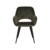 LABEL51 Eetkamerstoel Fer - Hunter - Velours - Black Frame Fer
