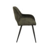 LABEL51 Eetkamerstoel Fer - Hunter - Velours - Black Frame Velours