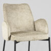LABEL51 Eetkamerstoel Joni - Beige - Elegance - Black Frame Elegance